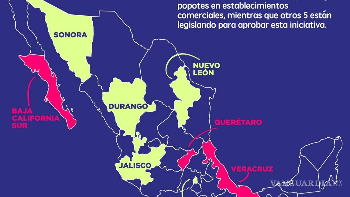 $!Usar bolsas de plástico y popotes está prohibido en estos estados de México