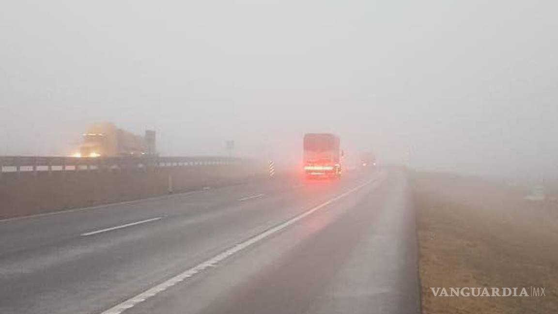 GN cierra carretera Saltillo-Monterrey por bancos de neblina