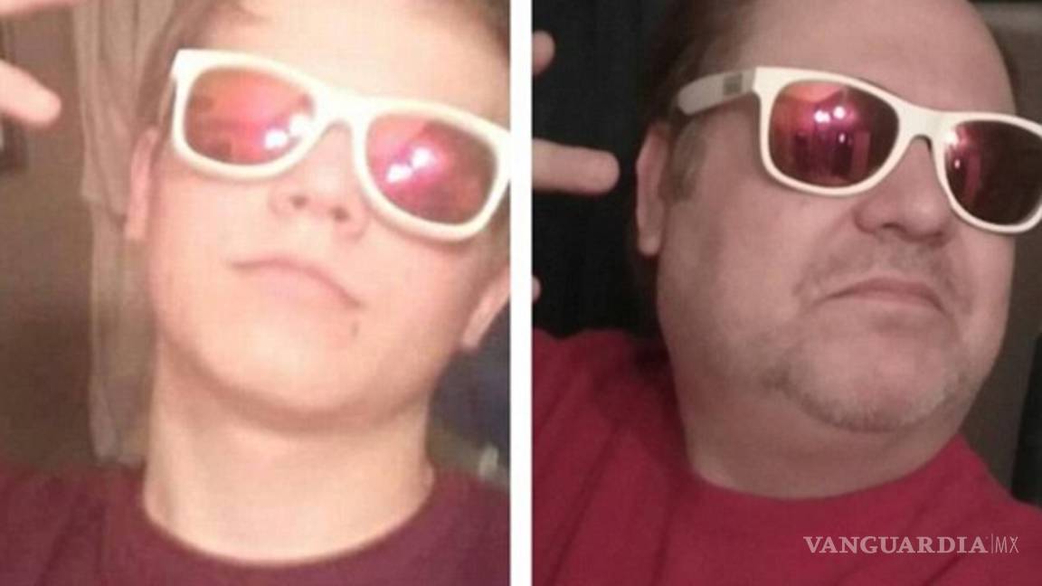 $!Papá imita las selfies de su hija