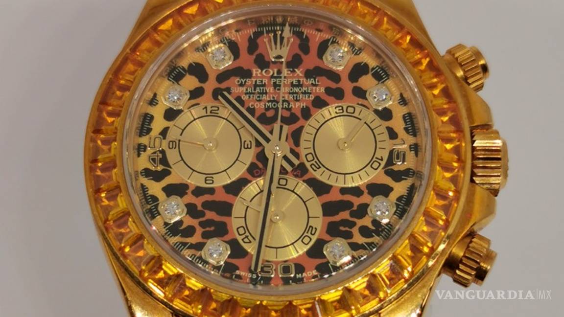 $!Las joyas del Narco que subastarán en Los Pinos: pulseras de 2 millones, relojes de 1 millón y más