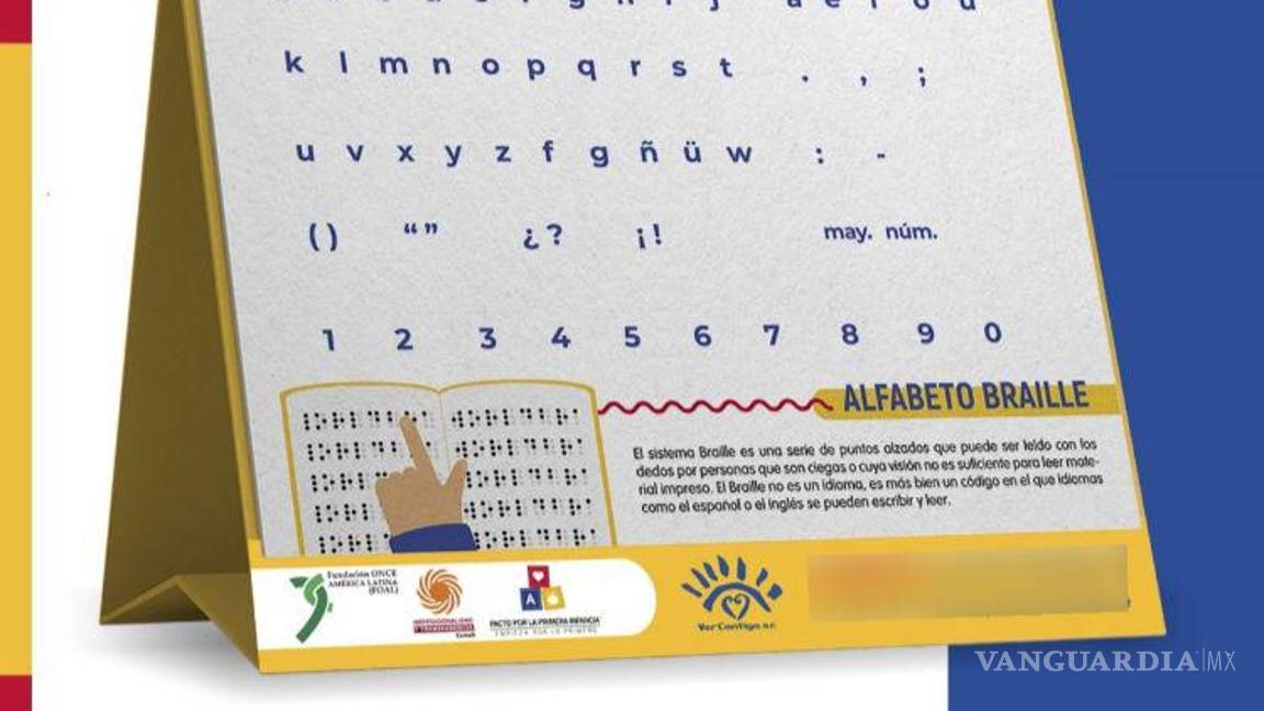 $!Descubre el primer Calendario Braille interactivo de Ver Contigo. Con meses y días en relieve, este almanaque único en el país facilita la vida cotidiana y apoya la educación de quienes viven con discapacidad visual.