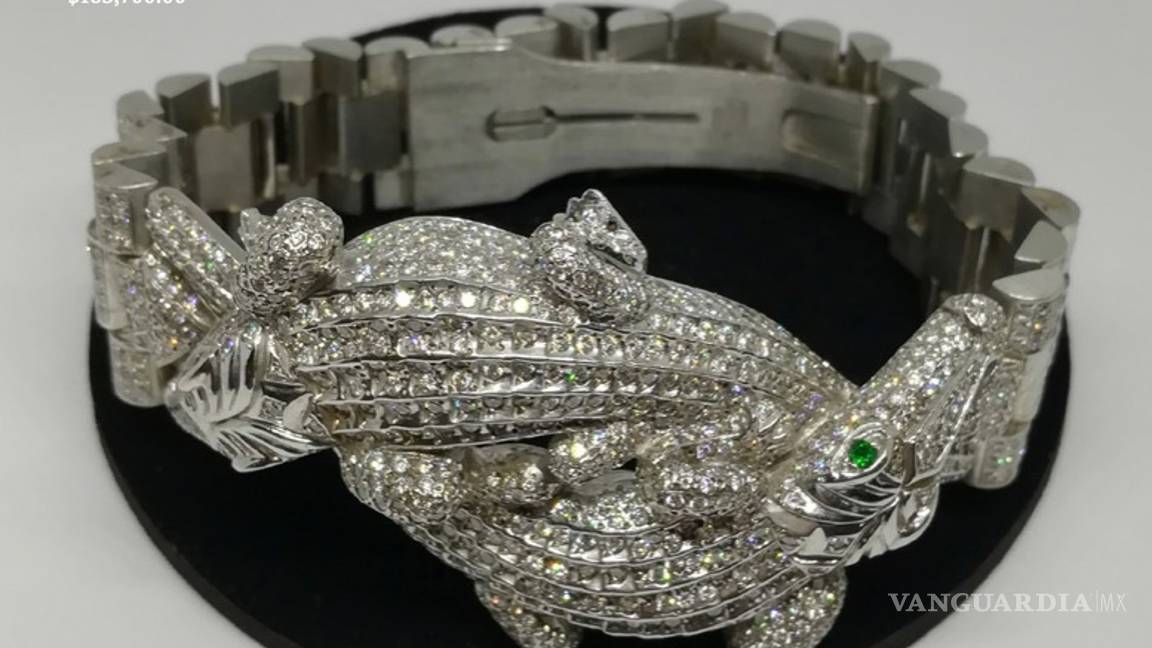$!Las joyas del Narco que subastarán en Los Pinos: pulseras de 2 millones, relojes de 1 millón y más