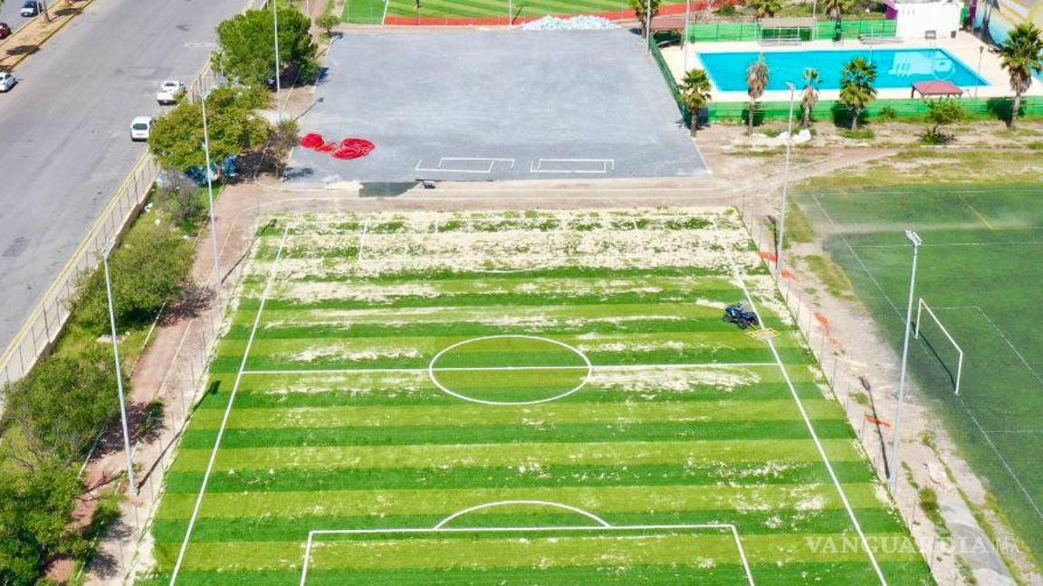 $!Como nuevos lucen los espacios deportivos de la Unidad “Carlos R. González”.