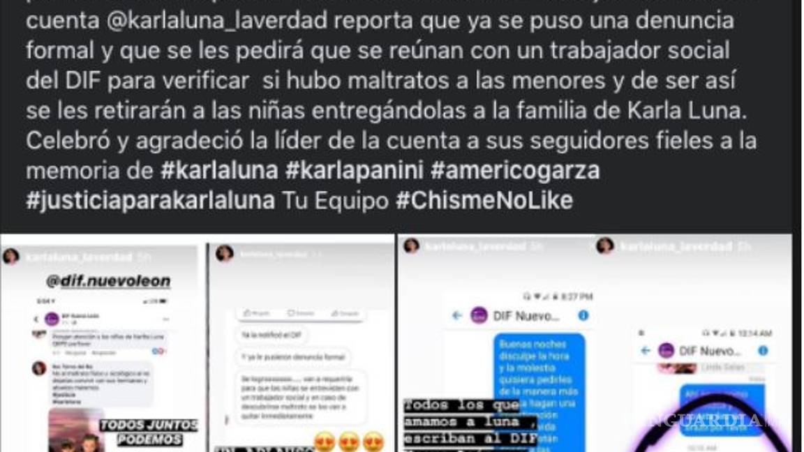 $!Denuncian a Karla Panini por presunto maltrato a hijas de Karla Luna