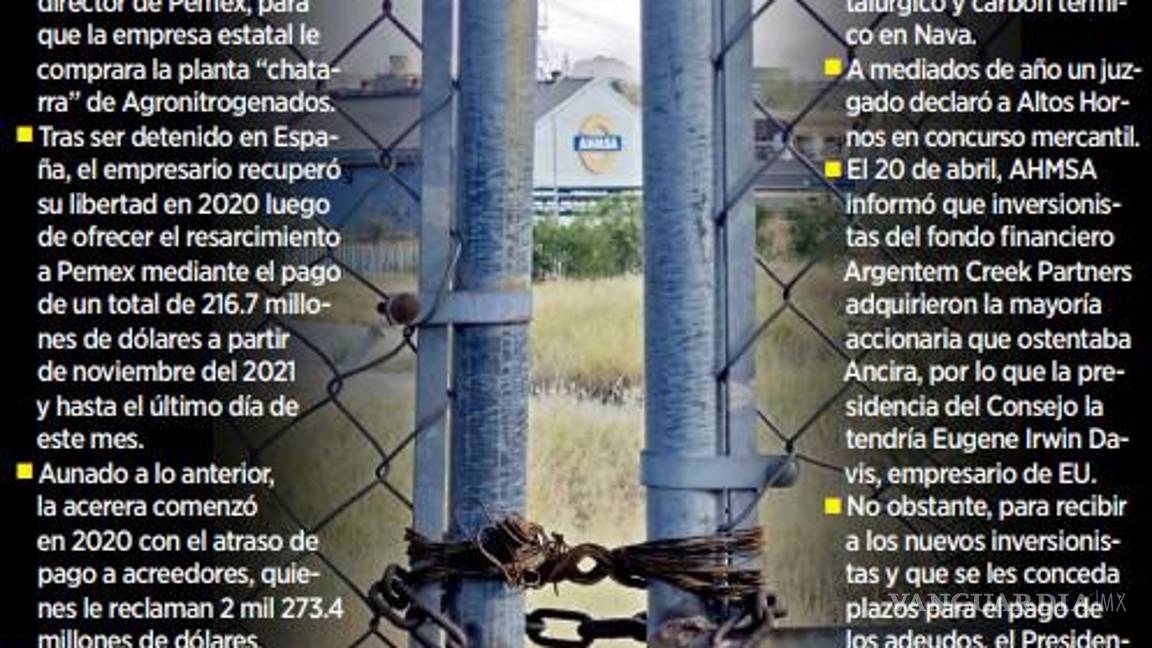 $!Ordenan a la CFE y al IMSS a reanudar sus servicios para AHMSA