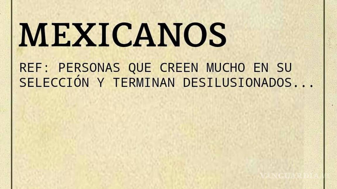 $!Los memes de la eliminación de México en la Copa Oro