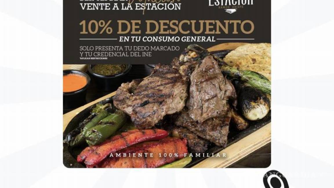 $!Restaurantes y museos incentivan el voto en Saltillo con promociones y descuentos