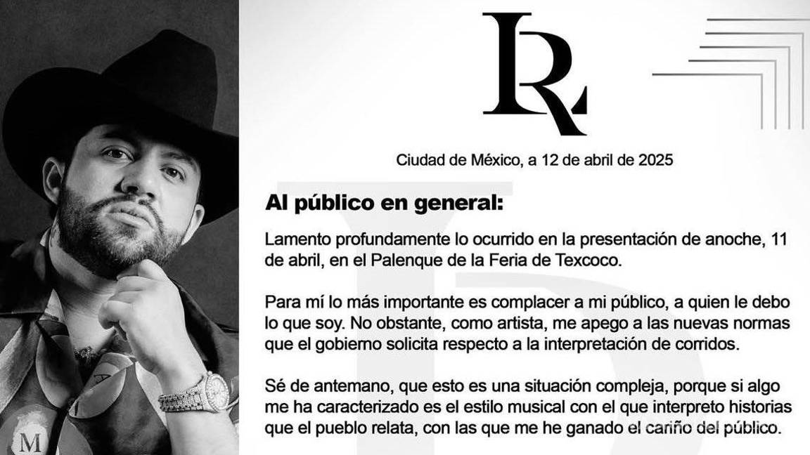 $!Comunicado de Luis R. Conquirez sobre Feria de Texcoco