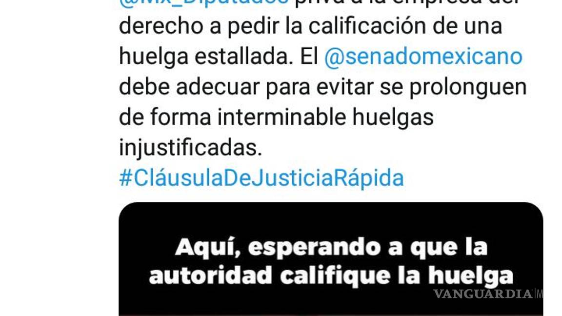 $!Líder de la Coparmex critica cambios a la Ley Federal del Trabajo