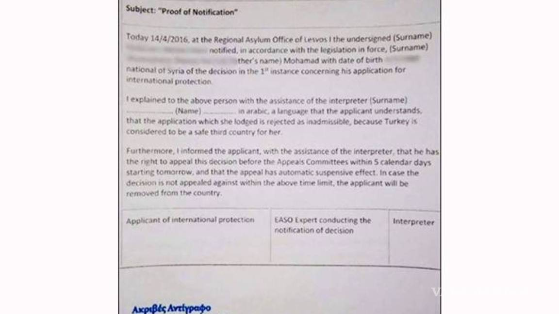 $!Así rechaza Europa a los refugiados sirios