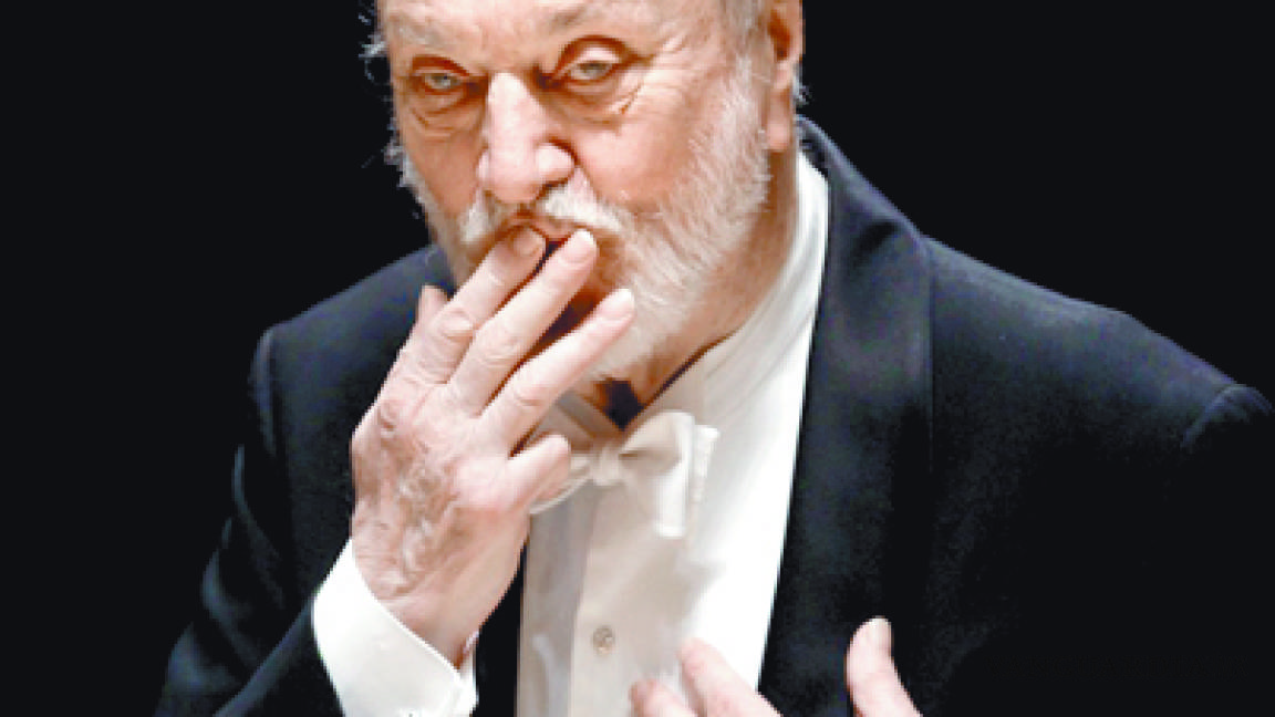 Muere Kurt Masur, director emérito de la Filarmónica de Nueva York