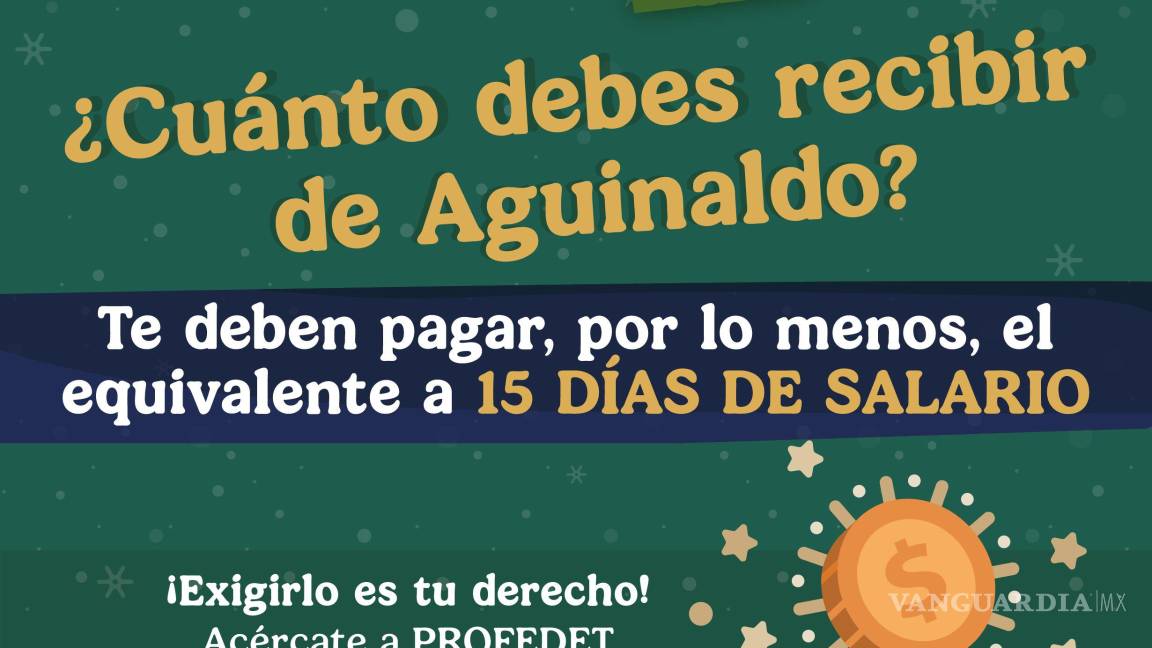 $!Estos trabajadores NO recibirán su aguinaldo en 2025, según la LFT... Conoce la lista completa