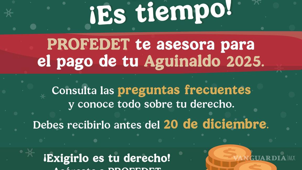 $!¿Se pagan impuestos del aguinaldo? Esto dice la ley y lo que debe saber el trabajador en 2025