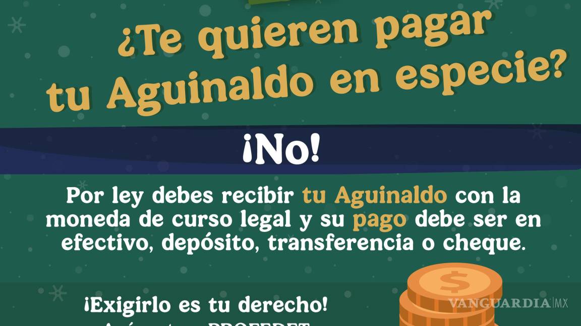 $!Estos trabajadores NO recibirán su aguinaldo en 2025, según la LFT... Conoce la lista completa