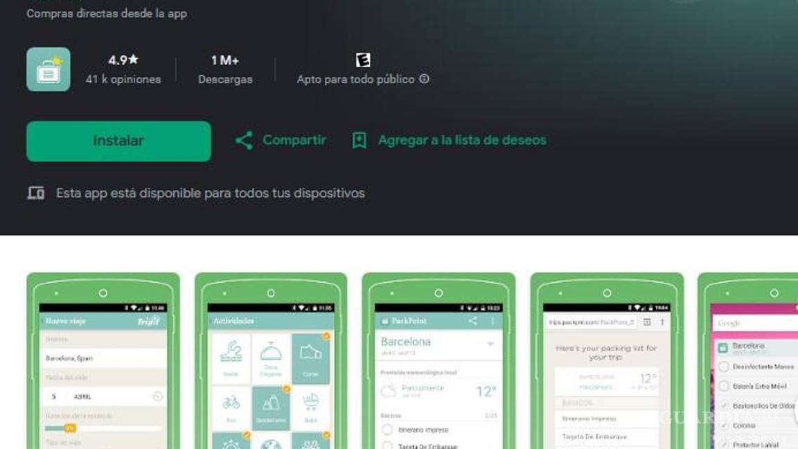 $!PackPoint te genera una lista personalizada con todo lo que debes llevar en la maleta, desde ropa hasta artículos personales.