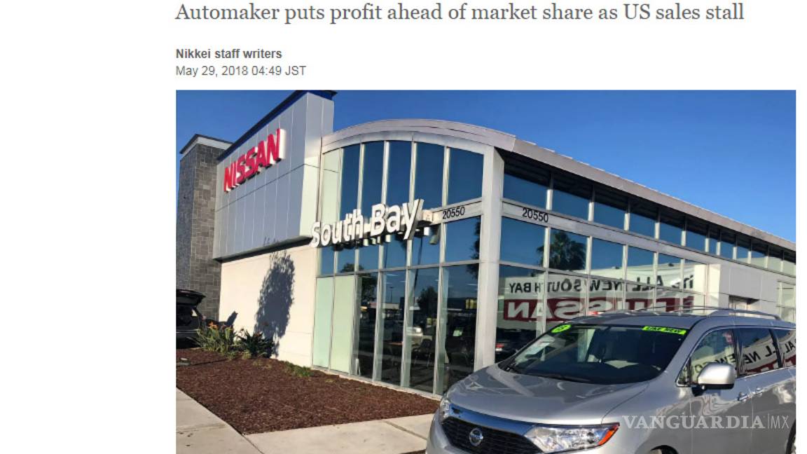 $!Nissan reducirá producción en México en hasta 20%