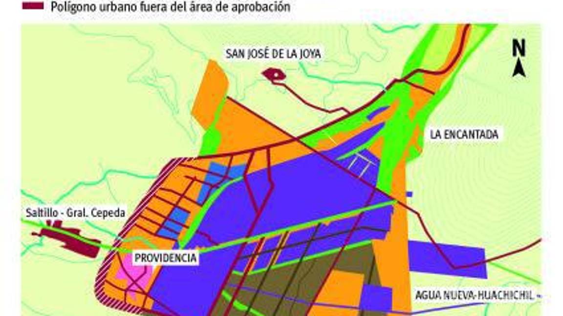 $!Esta nueva zona identificada como Ciudad Derramadero contará con 40 mil viviendas hasta el 2040, una zona urbana el equivalente al 68.75 por ciento de la mancha urbana actual. Además contará con industria ancla, comercios, servicios, hospitales, áreas recreativas, escuelas y conexión vial.