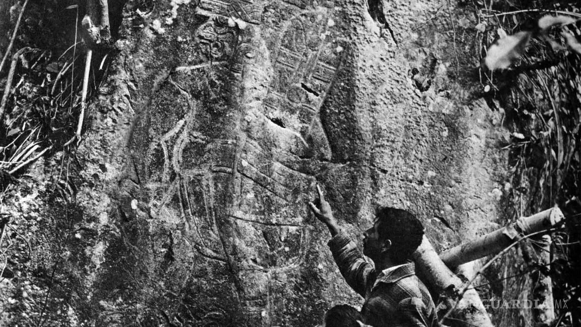 $!Exhiben en México "El bajorrelieve de Xoc" robado hace casi 50 años