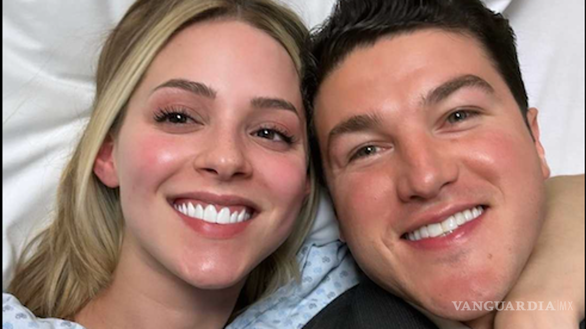 $!Mariana Rodríguez y Samuel García momentos antes del nacimiento de su hija Mariel.