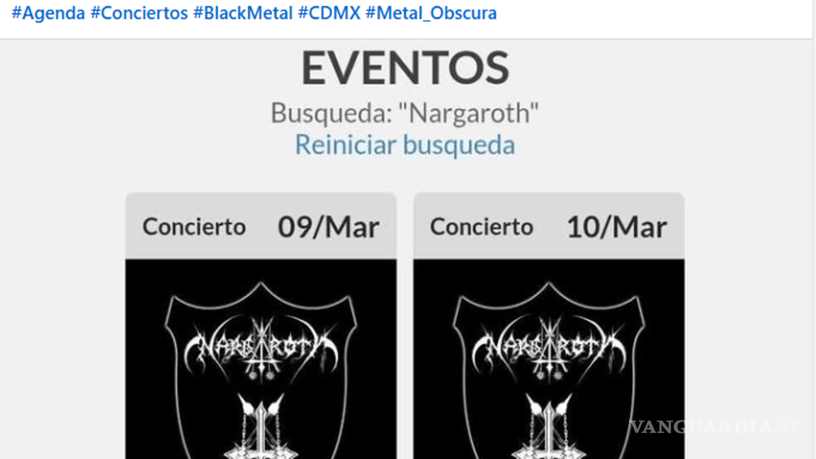 $!Nargaroth sorprende a México con dos fechas imprevistas de concierto