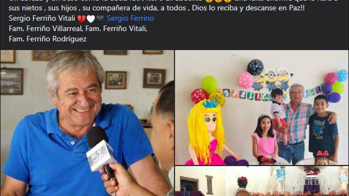 $!Fallece el empresario coahuilense Sergio Ferriño Vitali, horas después de accidente en Paila
