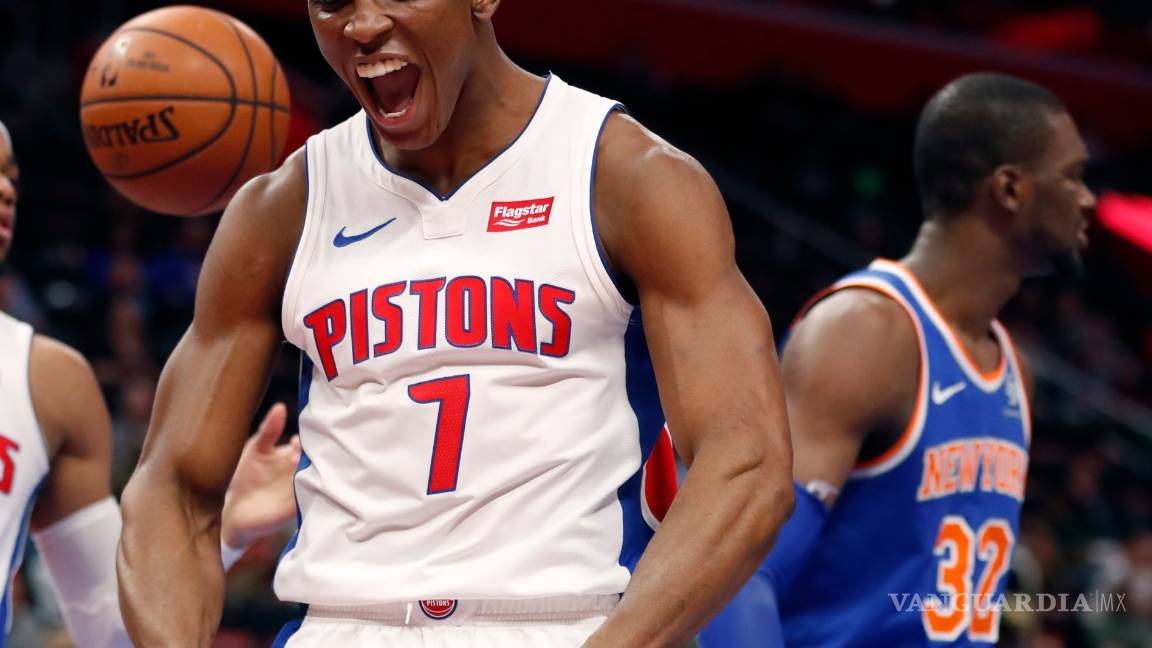 $!Pistons vence a los Knicks con gran actuación de Griffin