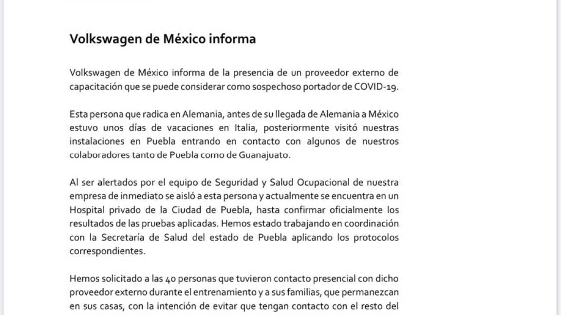$!Confirman primer caso de coronavirus en Puebla