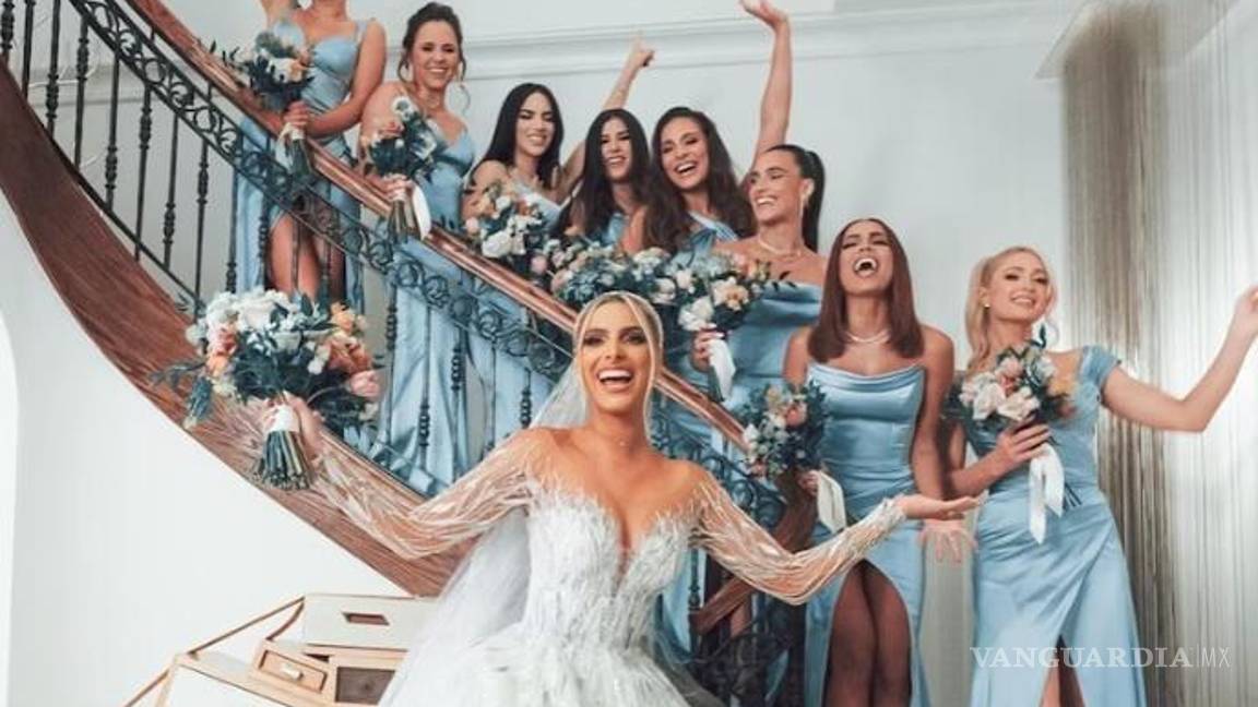 $!Las damas de honor fueron las grandes amigas de Lele Pons.