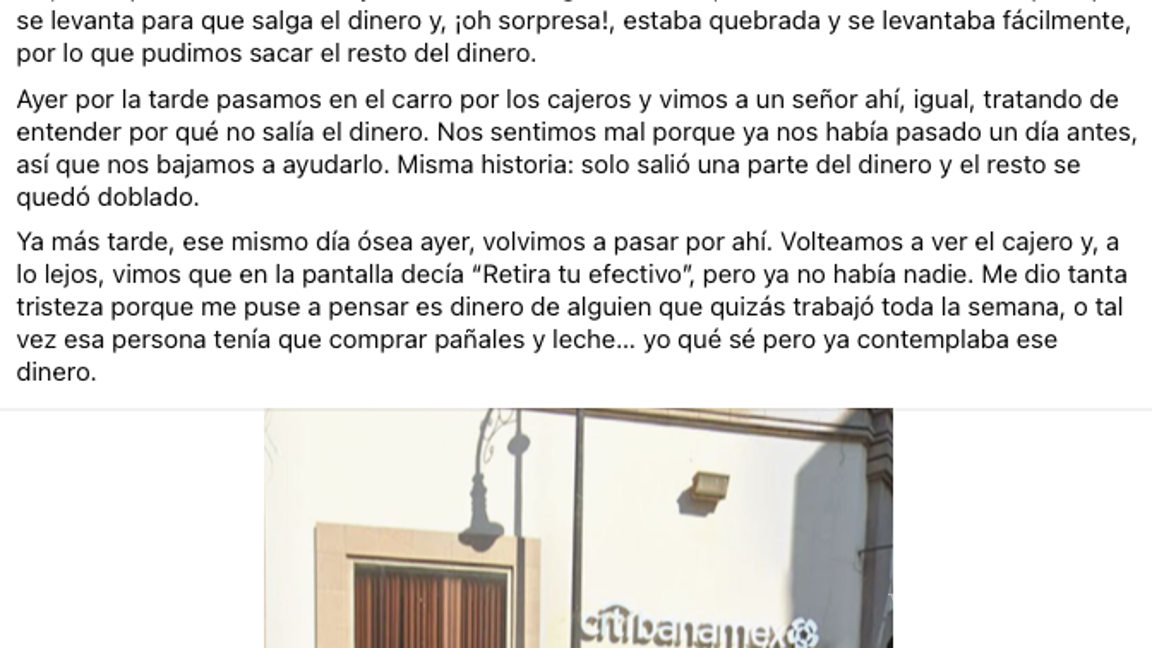 $!La joven y su novio reportaron un problema al intentar retirar su dinero de un cajero en Saltillo.