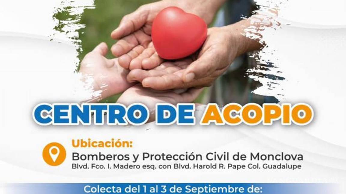 $!El centro de acopio estará en la Dirección de Protección Civil y Bomberos.