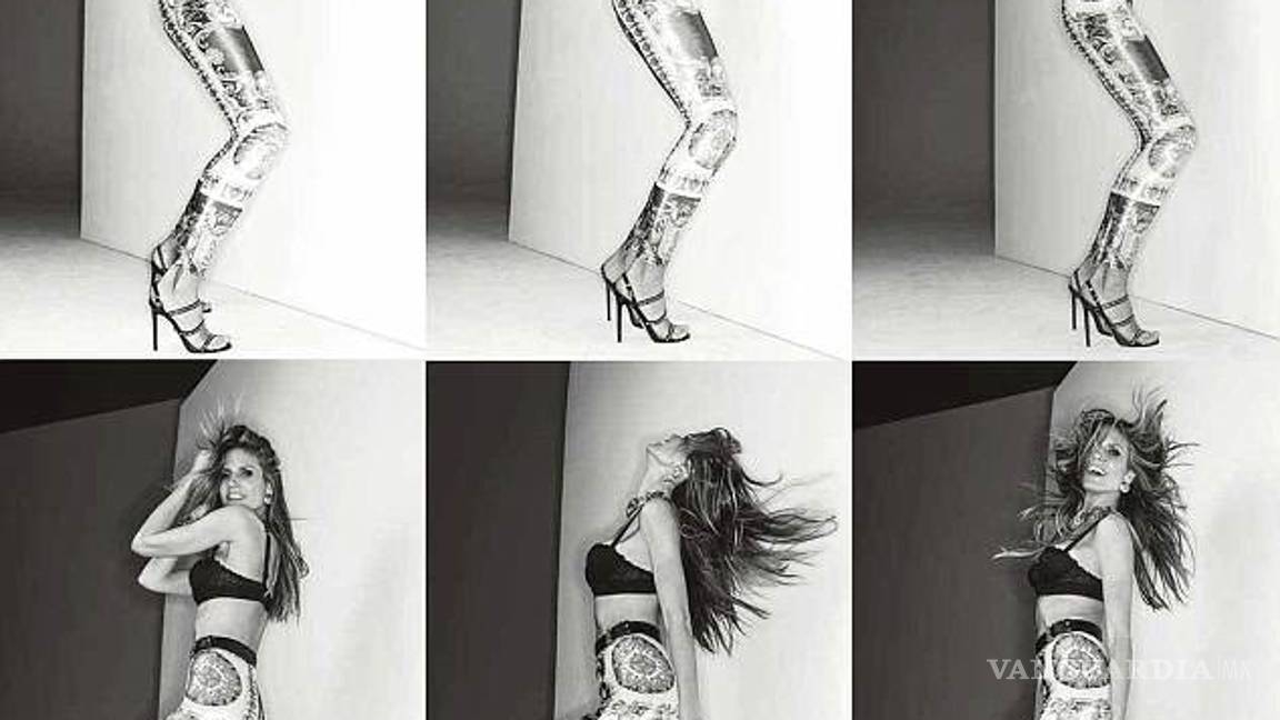 $!¡Heidi Klum tiene espectacular figura a sus 44 años... y la presume!