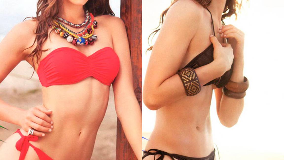 $!Esmeralda Ugalde, hermana de Ana Bárbara, posó para la revista H