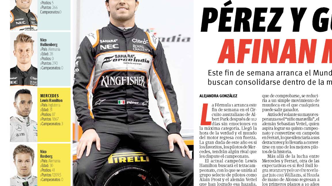 $!Regresa la Gran Carpa: Pérez y Gutiérrez, afinan motores