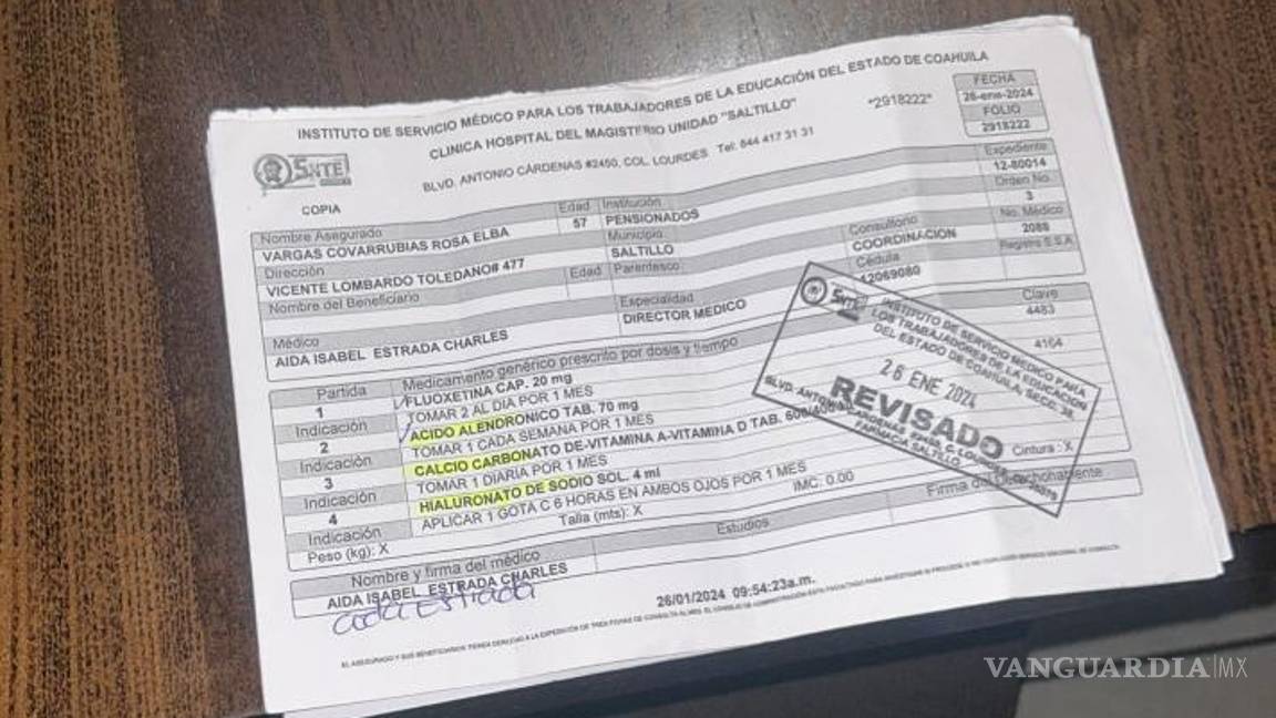 $!Las recetas nunca se surten completas.