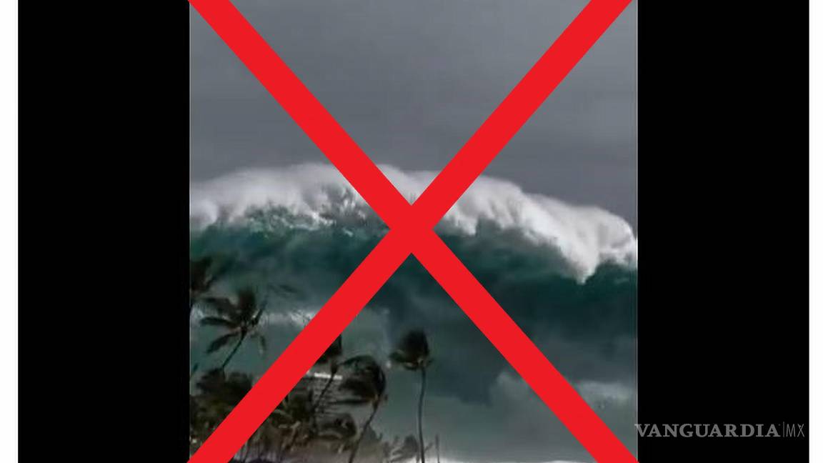 $!”Olas de más de 30 mts de altura azotan las playas de Cancún y Playa del Carmen en este momento, ojalá no haya afectados (sic)”, comenta un usuario en Facebook.