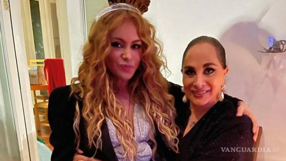 $!Paulina Rubio y Susana Dosamantes siempre han sido muy unidas.