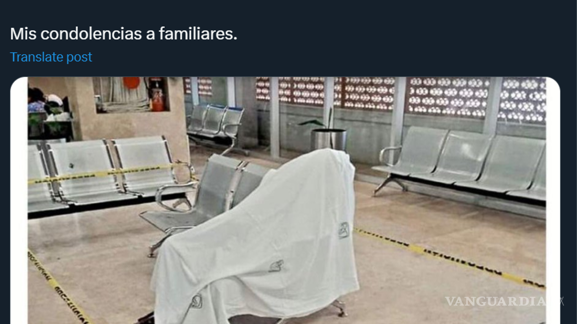 $!La exhibición incluyó la publicación de Gálvez criticando al gobierno por las condiciones del sistema de salud