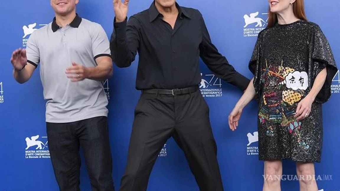 $!"Suburbicon" de George Clooney gustó mucho en Venecia
