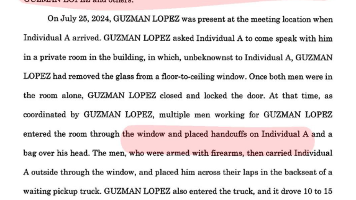 $!Joaquín Guzmán López admite secuestrar a ‘El Mayo’ Zambada... Así fue el plagio del narcotraficante
