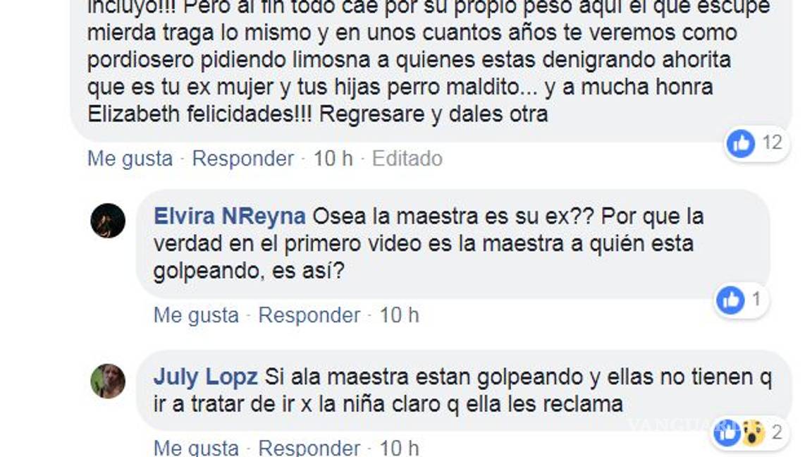 $!Difunden video de maestra peleando afuera de kinder de Saltillo