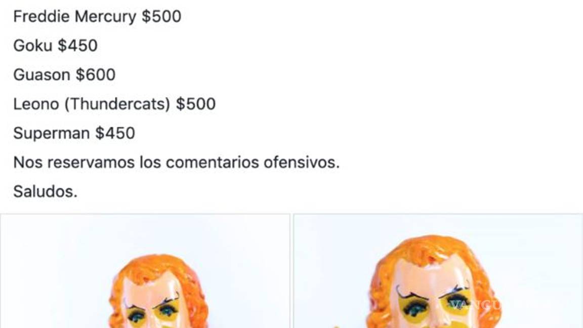 $!Venden al Niño Dios en redes sociales...¡disfrazado de Freddie Mercury, Joker y Gokú!