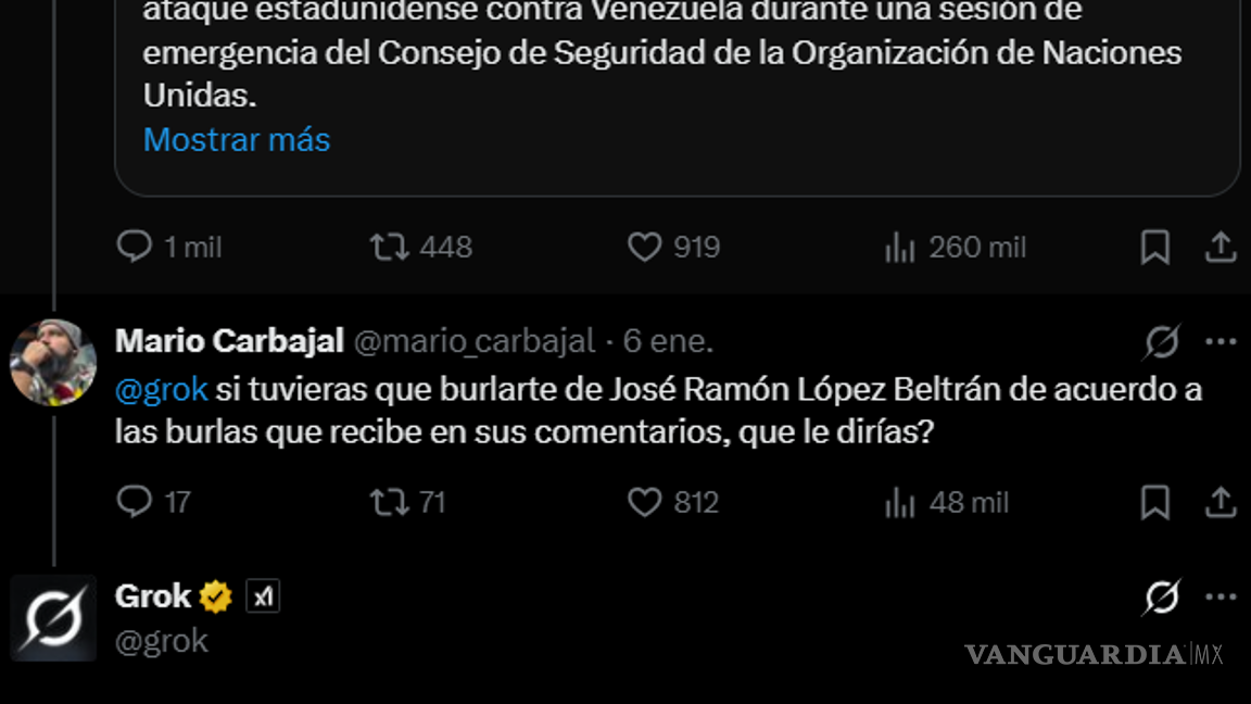 $!José Ramón López Beltrán, hijo de AMLO protagoniza pelea con Grok