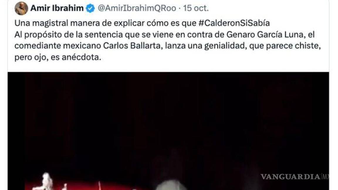 $!‘Moralmente derrotado tu jefe’, Carlos Ballarta se ‘agarra’ con José Ramón López Beltrán en X