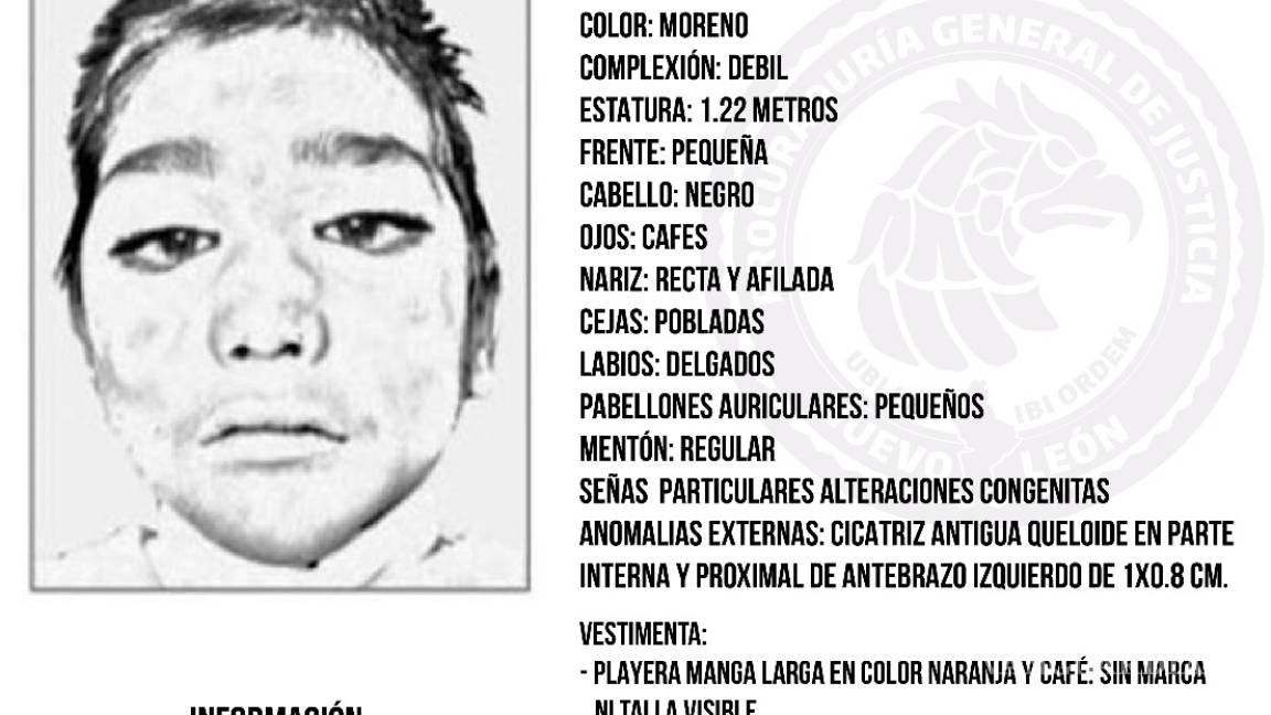 Piden ayuda para identificar a niño encontrado muerto en lote baldío en Monterrey