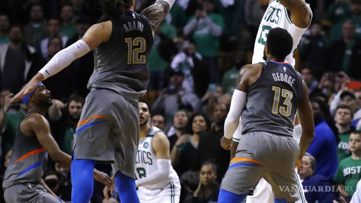 Con dramático tiro de último segundo, Celtics rompe racha de triunfos de Oklahoma City