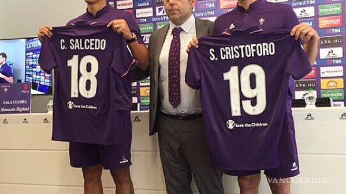 Salcedo es presentado con Fiorentina: lo comparan con Márquez
