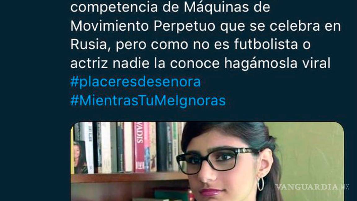 $!Marcelo Ebrard cae en broma sobre Mia Khalifa, la actriz porno