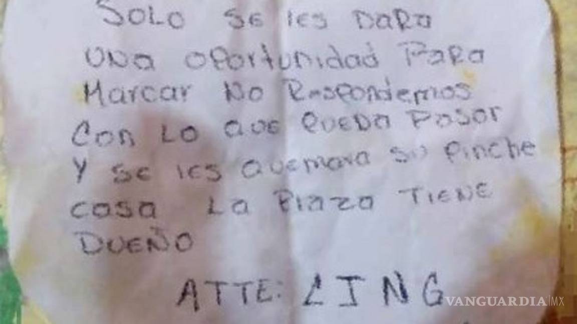 $!'Se les quemará su pin**e casa'... Cártel Jalisco Nueva Generación amenaza a locatarios que no paguen derecho de piso en Coatzacoalcos