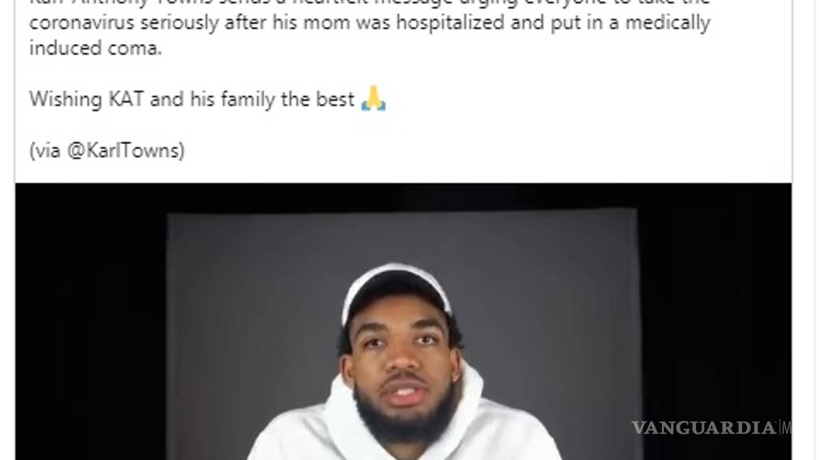 $!Jugador de NBA narra la desgarradora historia de su madre, quien padece coronavirus (Video)