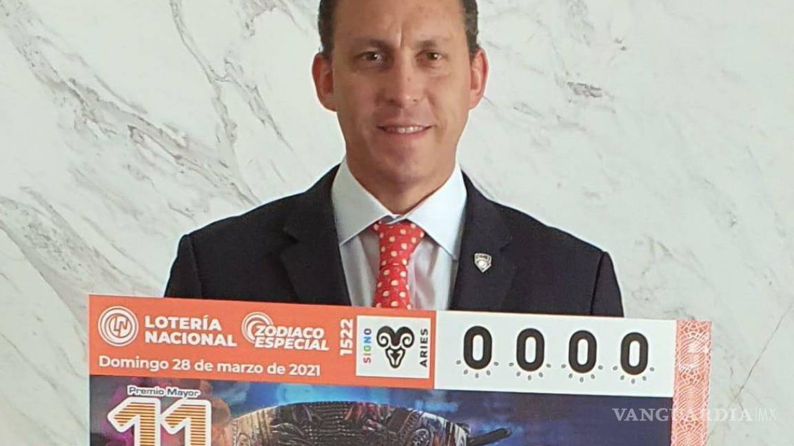 Liga Mexicana celebra los 95 años con billete de lotería